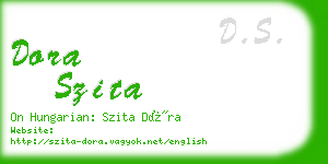 dora szita business card